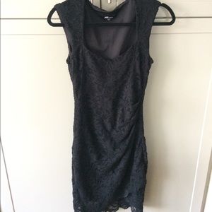 7/8 Jump Black Lace Dress from Modcloth